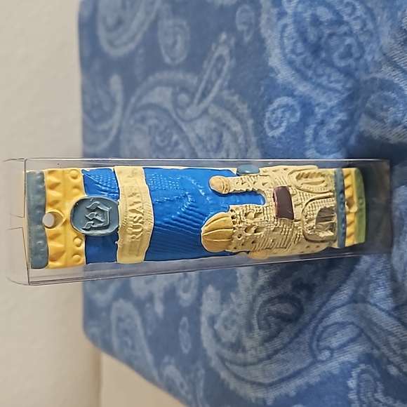 Jerusalem Western Wall Clay Mezuzah Case. New Pre-owned In Original Box. - Picture 3 of 9